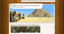 Desktop Screenshot of leedegypt.com